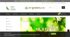 Desktop Screenshot of miherbolarioytu.es